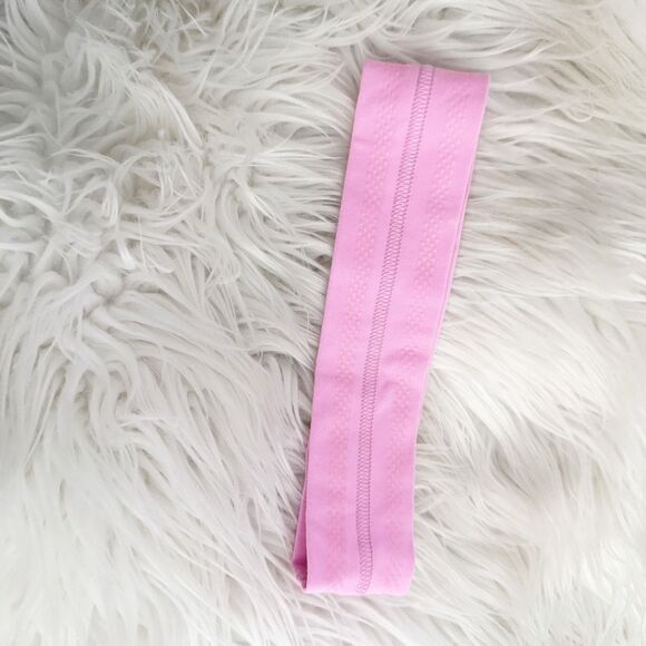 LULULEMON ATHLETICA | Bubble Gum Barbie Pink Headband Elastic Stretch | OSFM - Picture 4 of 5
